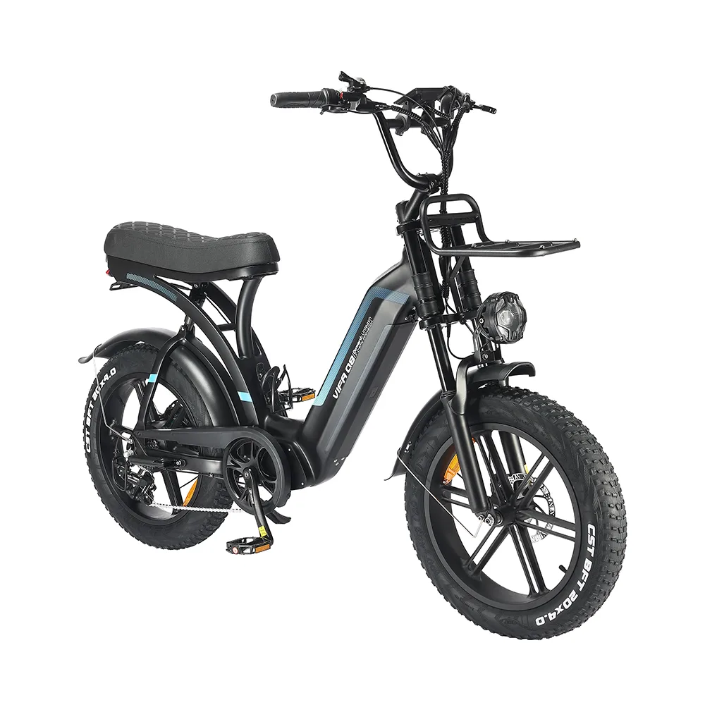 Ouxi Q8 2.0 E-bike nu inclusief gratis voorrekje - voetsteuntjes - bekerhouder en alarm!