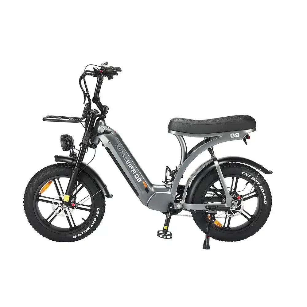 Ouxi Q8 2.0 E-bike nu inclusief gratis voorrekje - voetsteuntjes - bekerhouder en alarm!
