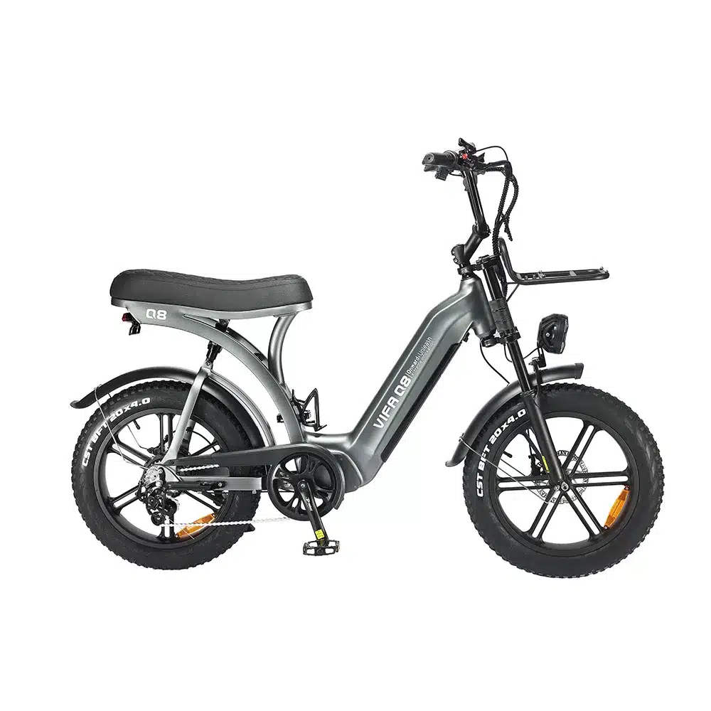 Ouxi Q8 2.0 E-bike nu inclusief gratis voorrekje - voetsteuntjes - bekerhouder en alarm!