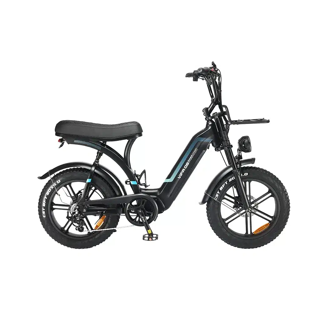 Ouxi Q8 2.0 E-bike nu inclusief gratis voorrekje - voetsteuntjes - bekerhouder en alarm!