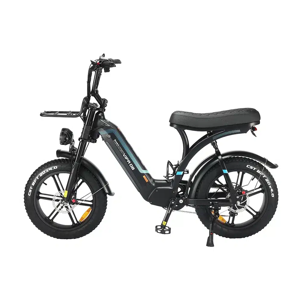 Ouxi Q8 2.0 E-bike nu inclusief gratis voorrekje - voetsteuntjes - bekerhouder en alarm!