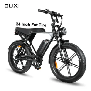 OUXI V8 Pro Fatbike - 24 Inch Banden, Groot Vernieuwd Scherm met NFC