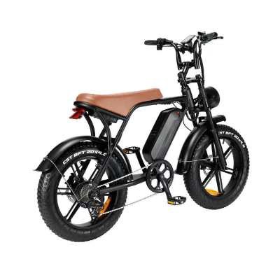 Ouxi V8 3.0 E-bike inclusief gratis alarm, achterzitje en voetsteuntjes