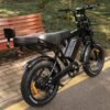 X80 PRO 2025 Edition  fatbike inclusief gratis achterzitje en voetsteuntjes en tas en voorrekje met Slim alarmsysteem en geïntegreerde GPS-tracking