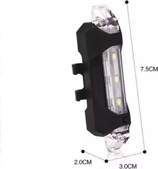 Led Fietslamp voorlicht Achterlicht oplaadbaar