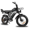 X80 PRO 2025 Edition  fatbike inclusief gratis achterzitje en voetsteuntjes en tas en voorrekje met Slim alarmsysteem en geïntegreerde GPS-tracking