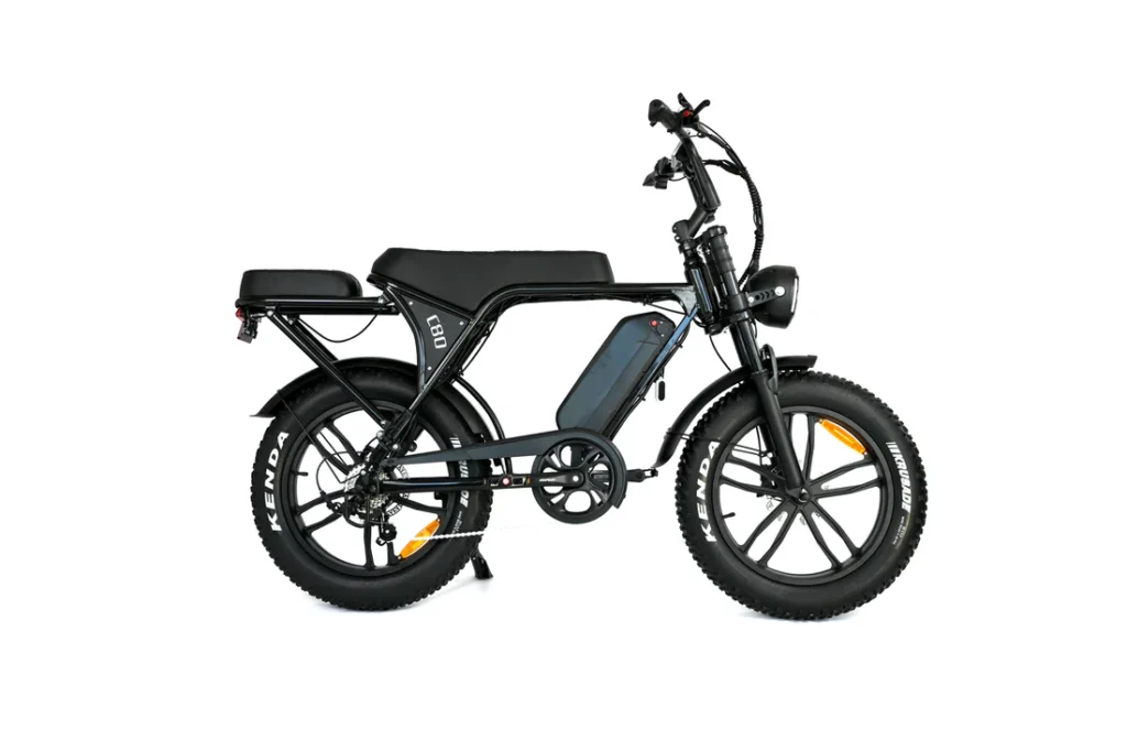 Ouxi C80 5.0 2025 Edition fatbike inclusief gratis alarm , achterzitje en voetsteuntjes en tas en pomp