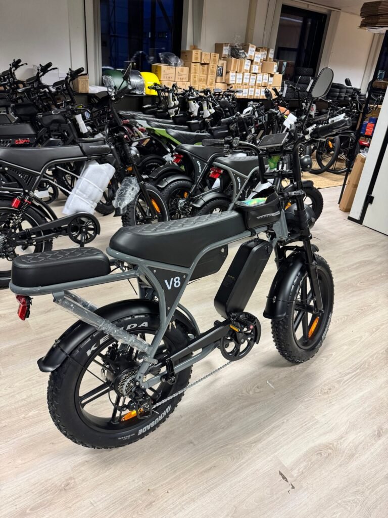 Ouxi V8 dubbele accu Special Edition 2026 nieuwste model , inclusief alarm, achterzitje, voetsteuntjes, Spiegel en pomp