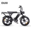 OUXI V8 5.0 2025 Edition fatbike inclusief gratis alarm , achterzitje en voetsteuntjes en tas en pomp