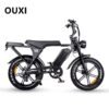 OUXI V8 5.0 2025 Edition fatbike inclusief gratis alarm , achterzitje en voetsteuntjes en tas en pomp
