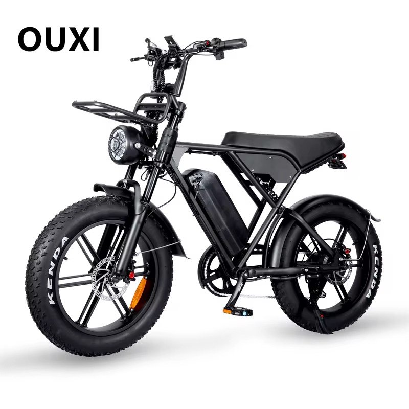 Ouxi H9 6.0 Fatbike - Gratis Alarmsysteem, Voorrekje, Voetsteuntjes & Grotere Vernieuwde Display