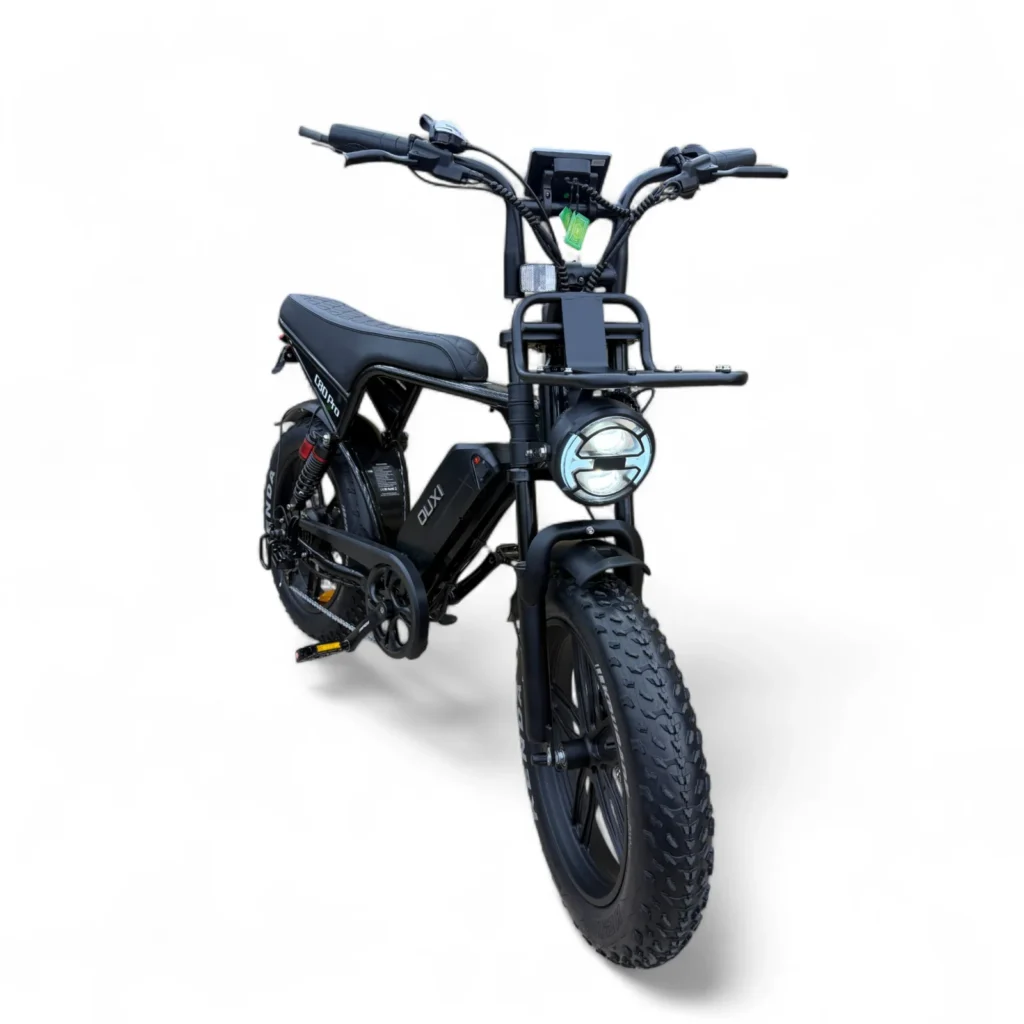 OUXI C80 PRO 2025 Edition E-bike, fatbike inclusief gratis alarm , Voorrekje, voetsteuntjes, tas en pomp