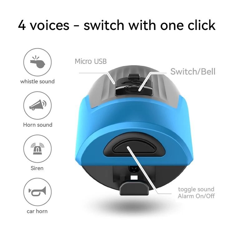 Fiets hoorn een luide herinnering voor veilige fietsen