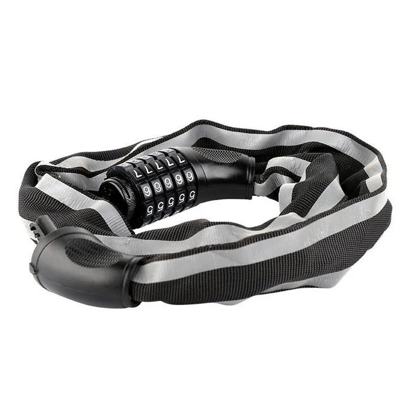 Tonyon fiets en E-step cijferslot 6X90 cm kettingslot