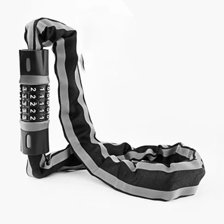 Tonyon fiets en E-step cijferslot 6X90 cm kettingslot