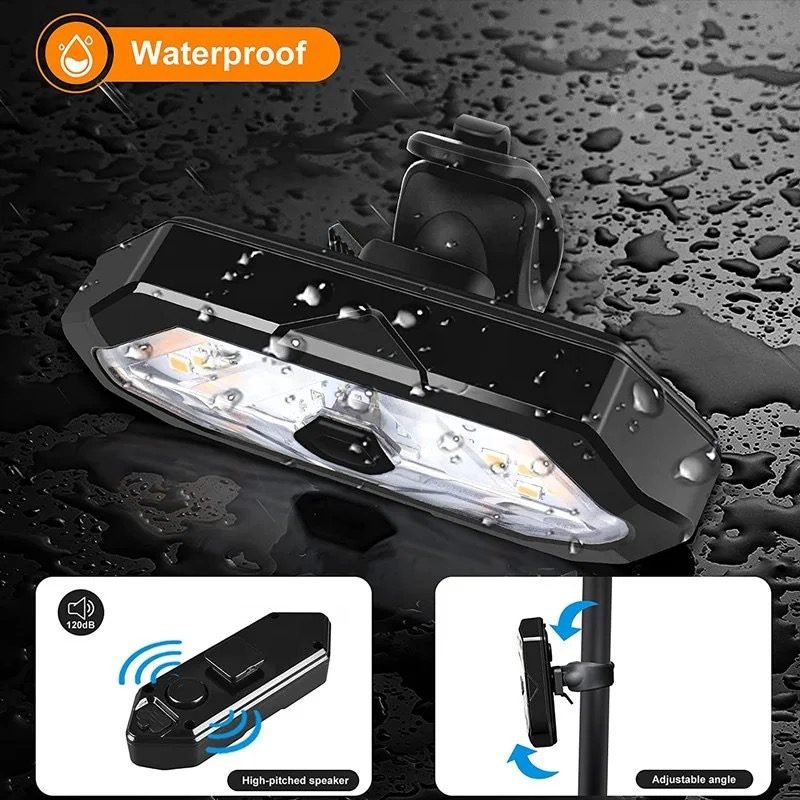 Fiets richtingaanwijzer - knipperlichting- usb oplaadbaar