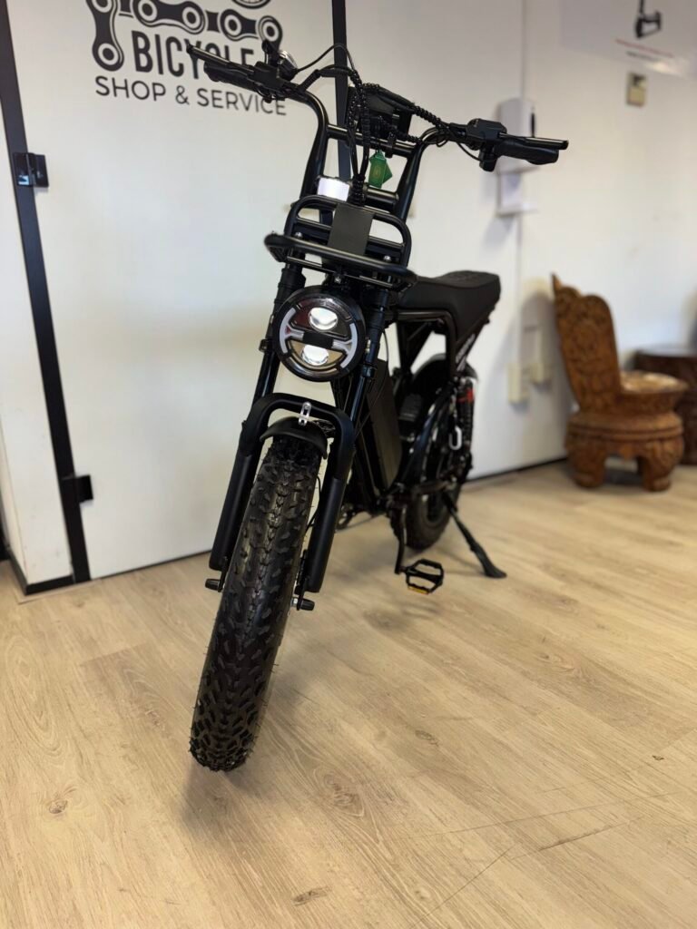 OUXI C80 PRO 2025 Edition E-bike, fatbike inclusief gratis alarm , Voorrekje, voetsteuntjes, tas en pomp
