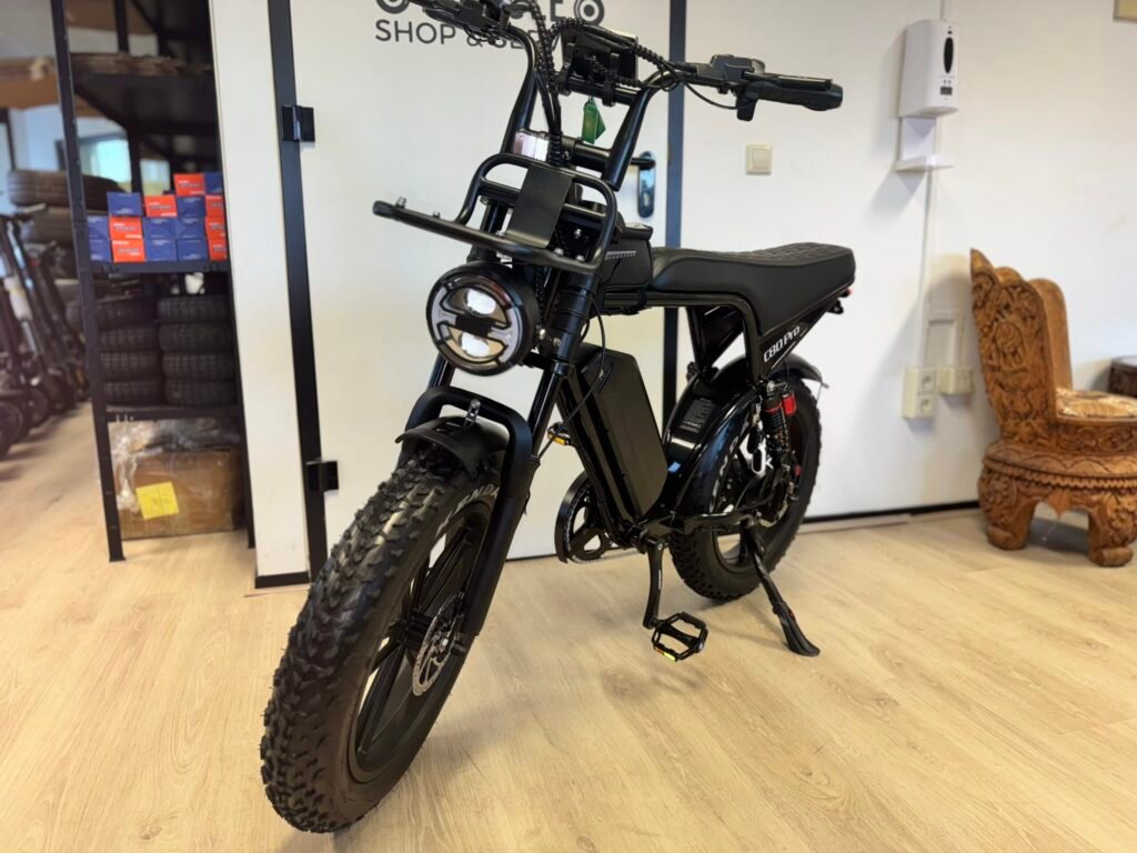 OUXI C80 PRO 2025 Edition E-bike, fatbike inclusief gratis alarm , Voorrekje, voetsteuntjes, tas en pomp