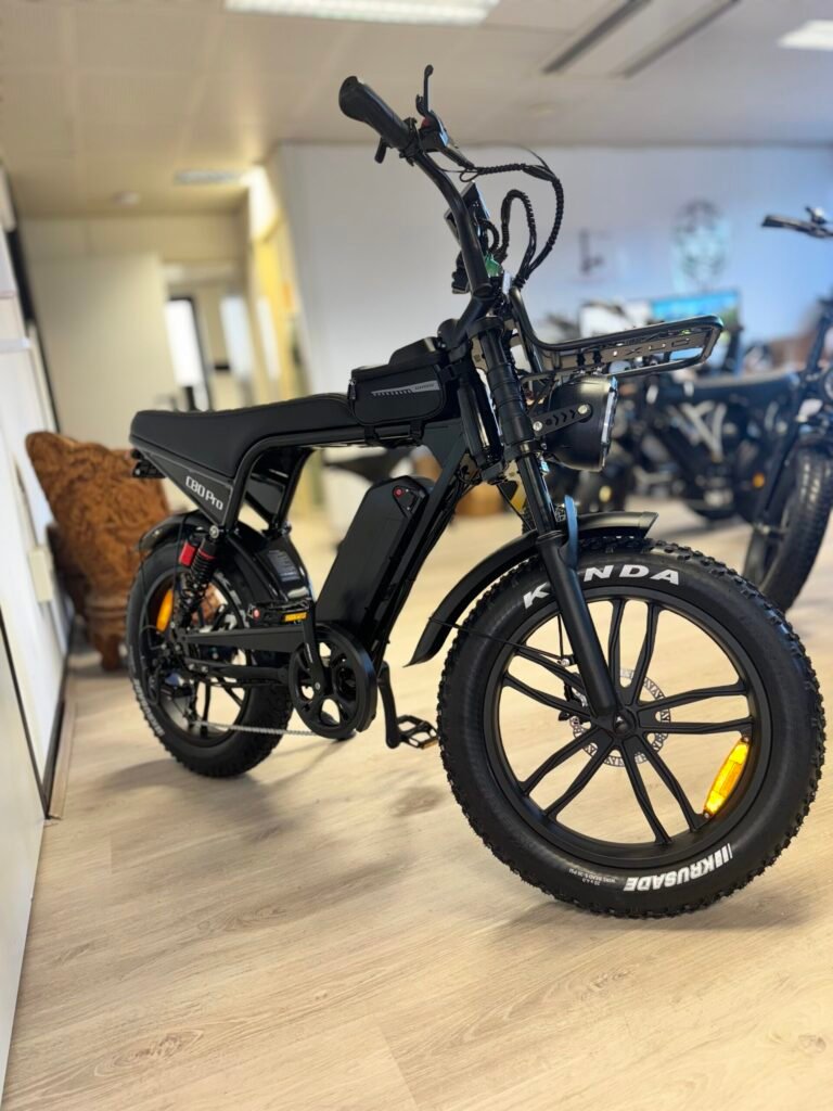 OUXI C80 PRO 2025 Edition E-bike, fatbike inclusief gratis alarm , Voorrekje, voetsteuntjes, tas en pomp