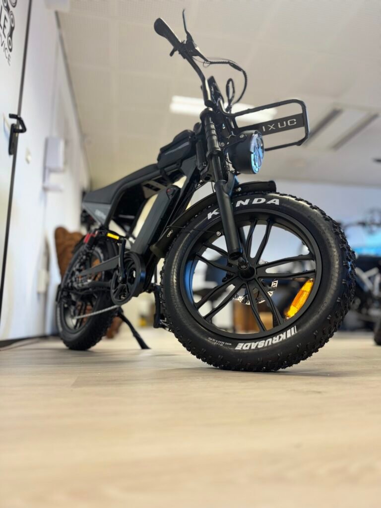 OUXI C80 PRO 2025 Edition E-bike, fatbike inclusief gratis alarm , Voorrekje, voetsteuntjes, tas en pomp