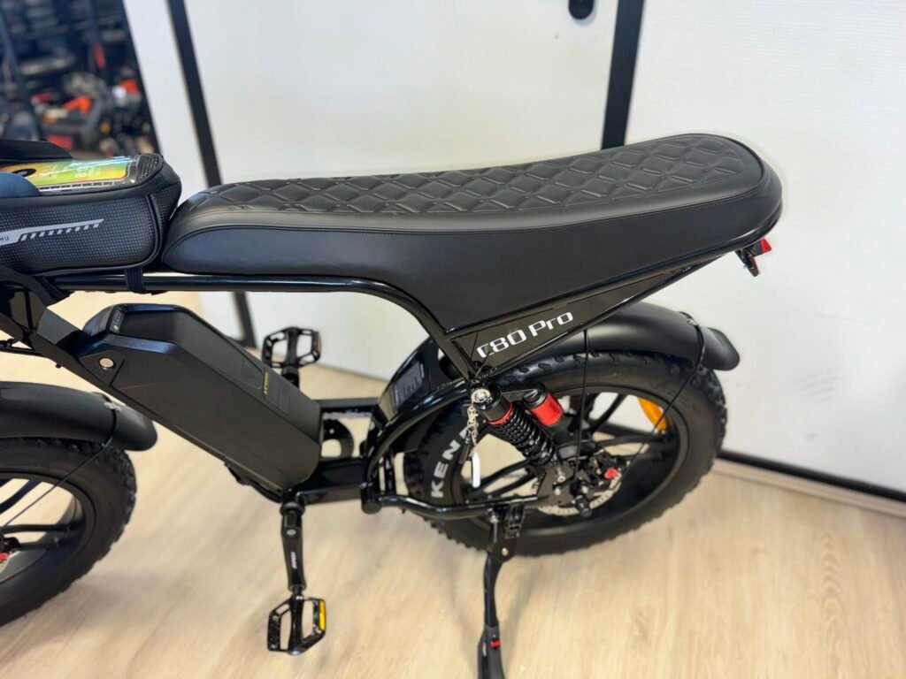 OUXI C80 PRO 2025 Edition E-bike, fatbike inclusief gratis alarm , Voorrekje, voetsteuntjes, tas en pomp
