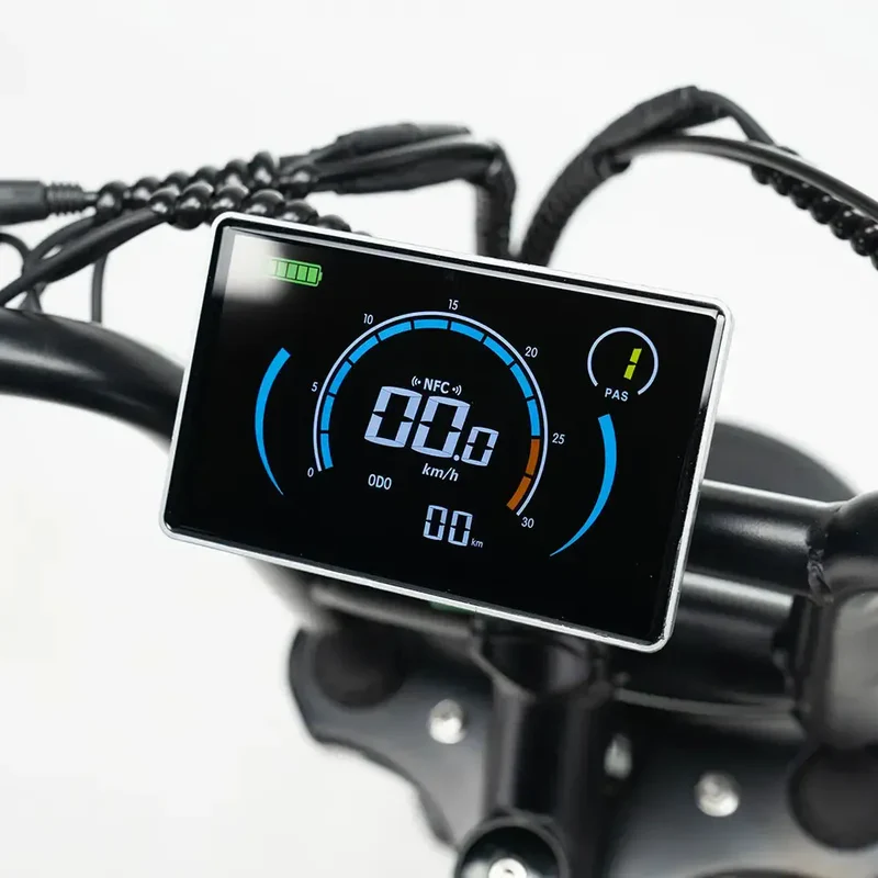 Ouxi C80 5.0 2025 Edition fatbike inclusief gratis alarm , achterzitje en voetsteuntjes en tas en pomp