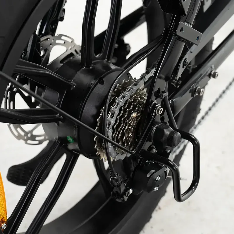 Ouxi C80 5.0 2025 Edition fatbike inclusief gratis alarm , achterzitje en voetsteuntjes en tas en pomp