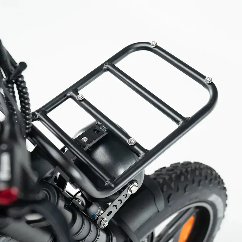 Ouxi H9 4.0 fatbike inclusief gratis alarmsysteem, voorrek en voetsteuntjes.