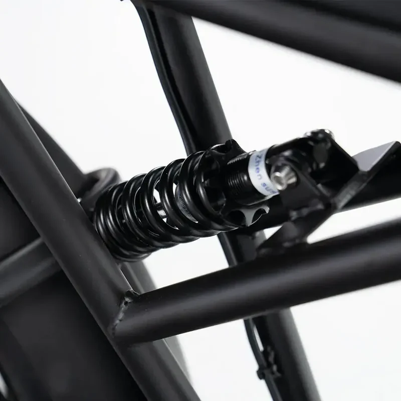 Ouxi H9 4.0 fatbike inclusief gratis alarmsysteem, voorrek en voetsteuntjes.