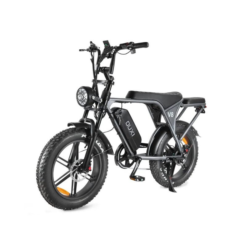 Ouxi V8 3.0 E-bike inclusief gratis alarm, achterzitje en voetsteuntjes