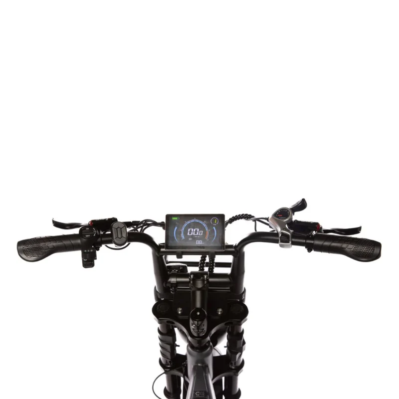 Ouxi C80 5.0 2025 Edition fatbike inclusief gratis alarm , achterzitje en voetsteuntjes en tas en pomp