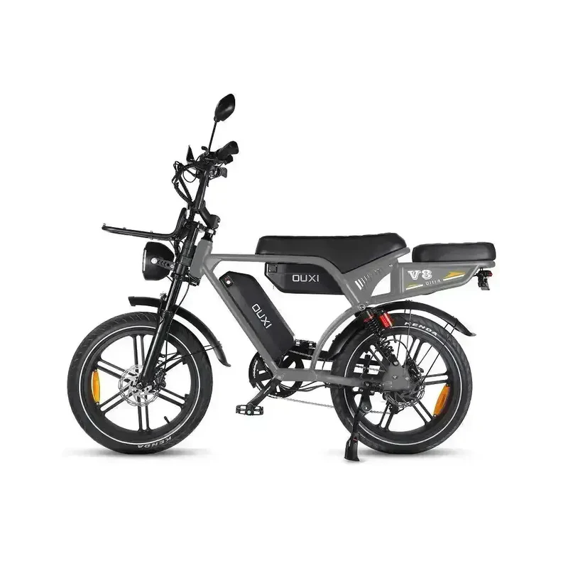 Ouxi V8 Ultra Max 2026 Edition - Dubbele Accu + Gratis Tas, Achterzitje, Voorrekje, Voetsteuntjes & Alarm!