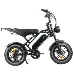 V20 Pro mini Fatbike nu Inclusief Gratis Voetsteuntjes, Tas En Pomp - Zwart