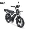 Ouxi H9 6.0 Fatbike - Gratis Alarmsysteem, Voorrekje, Voetsteuntjes & Grotere Vernieuwde Display