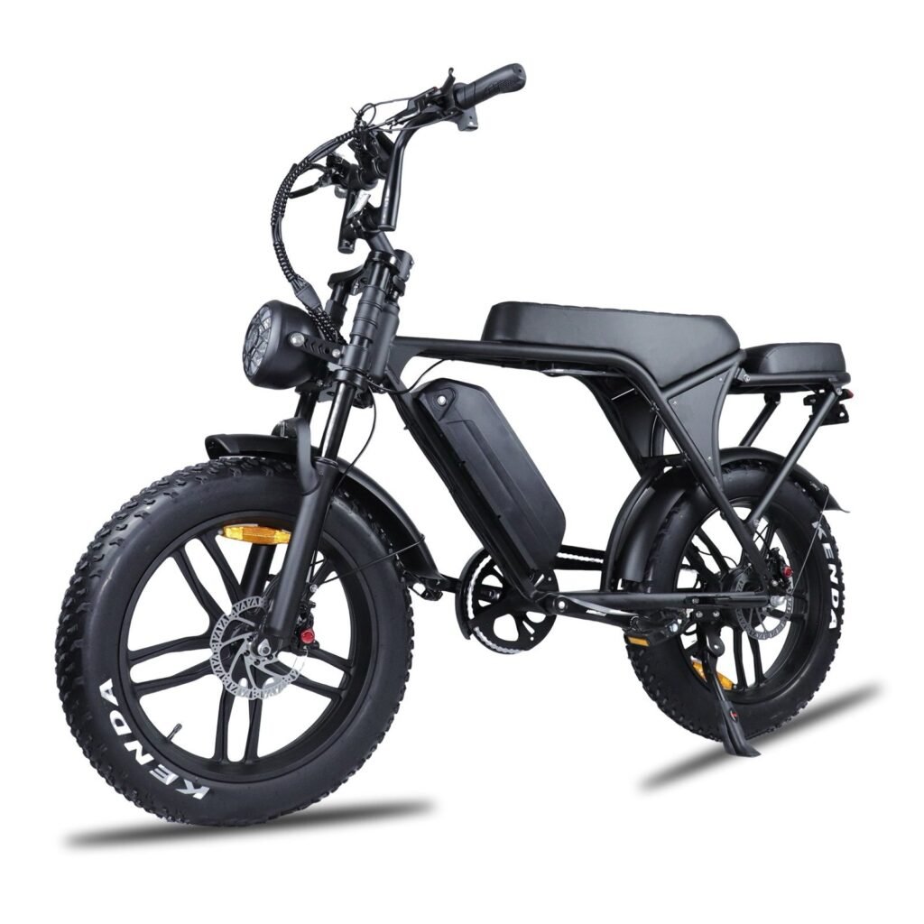 Ouxi C80 5.0 2025 Edition fatbike inclusief gratis alarm , achterzitje en voetsteuntjes en tas en pomp