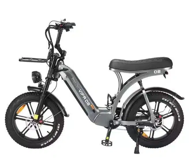 Ouxi Q8 2.0 E-bike nu inclusief gratis voorrekje - voetsteuntjes - bekerhouder en alarm!