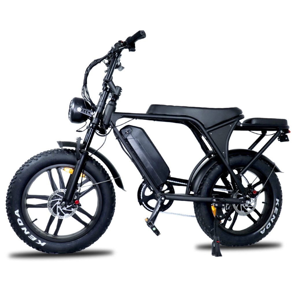 Ouxi C80 5.0 2025 Edition fatbike inclusief gratis alarm , achterzitje en voetsteuntjes en tas en pomp