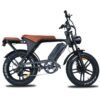 Ouxi C80 5.0 2025 Edition fatbike inclusief gratis alarm , achterzitje en voetsteuntjes en tas en pomp
