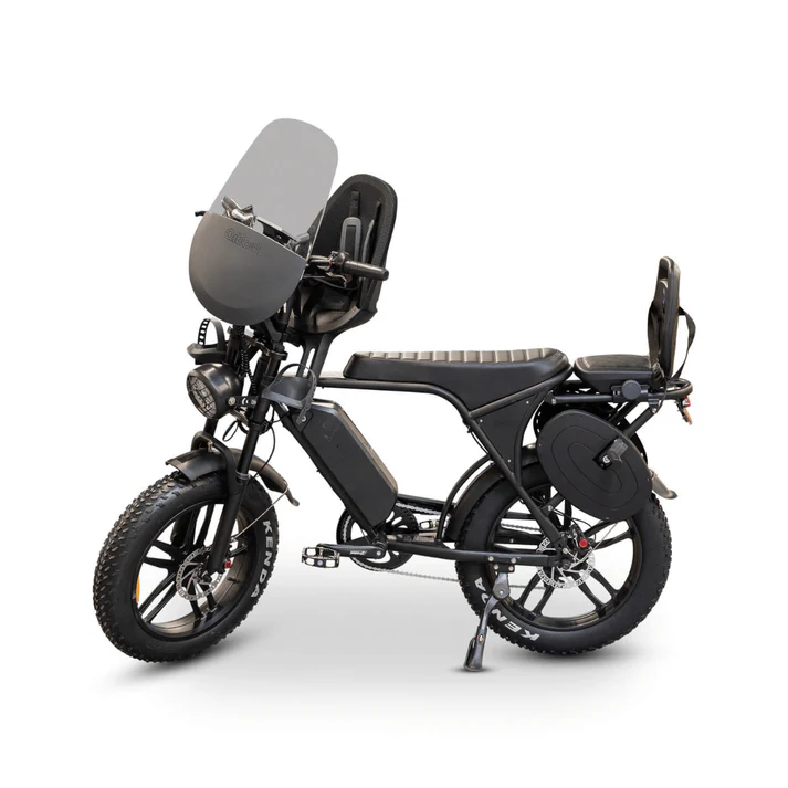 Ouxi V8 Family Bike Voor + Achter Zitje 2026 Edition – Nu met NFC + GRATIS Tas, Achterzitje, Voorrekje & Wielslot