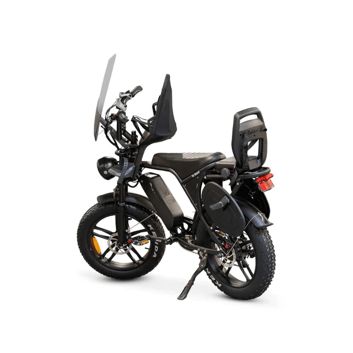 Ouxi V8 Family Bike Voor + Achter Zitje 2026 Edition – Nu met NFC + GRATIS Tas, Achterzitje, Voorrekje & Wielslot