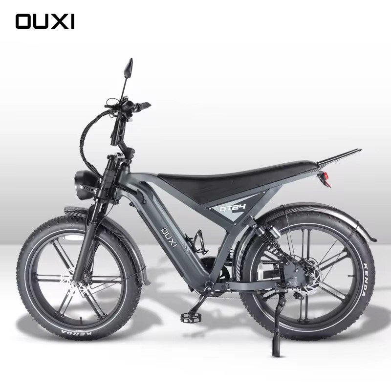OUXI GT-24 PRO 24 Inch - Inclusief Alarm, Voetsteuntjes, Groot Scherm & Gashendel tot 6 km/u