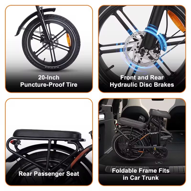 V9 Opvouwbare E-bike 2026 Edition - Inclusief Alarm & Legale Gashendel