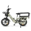 Ouxi Q10 2026 Family Edition Opvouwbare Fatbike - Inclusief Gratis Voorrekje & Kindveiligheidshek met Zitkussens