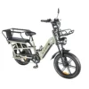 Ouxi Q10 2026 Family Edition Opvouwbare Fatbike - Inclusief Gratis Voorrekje & Kindveiligheidshek met Zitkussens