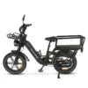 Ouxi Q10 2026 Family Edition Opvouwbare Fatbike - Inclusief Gratis Voorrekje & Kindveiligheidshek met Zitkussens